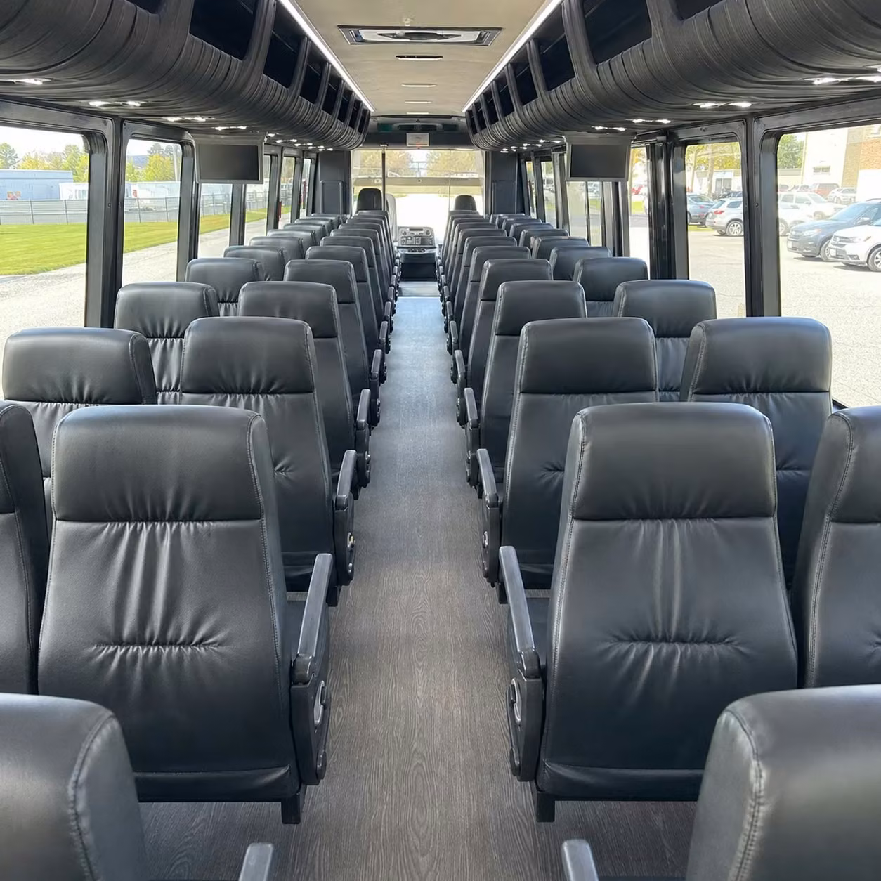 25 passenger minibus interior