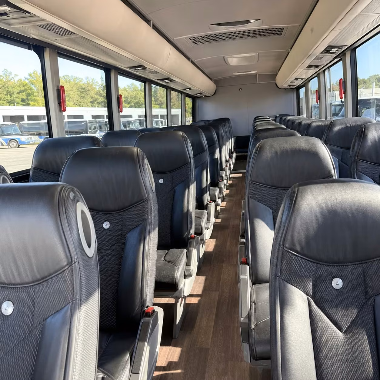 roswell charter bus interior
