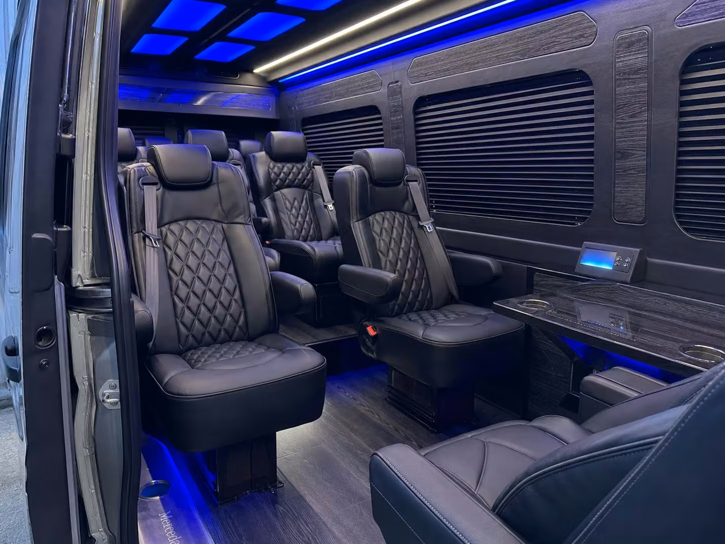 sprinter van transportation for groups and events across roswell